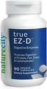 NatureCity True-EZ-D Non-GMO Verdauungsenzym-Komplex Ergänzung für Verdauungs- und Bloating Relief für Männer und Frauen (90 Veggie Kapseln) Super Enzymes