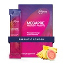 Microbiome Labs MegaPre Prebiotic Fiber Powder for Women, Men & Kids - Pre-Dosed Prebiotic Fiber Supplement Powder mit klinisch getesteten Oligosacchariden - Ananas Orange Guava (30 Drink Packets)