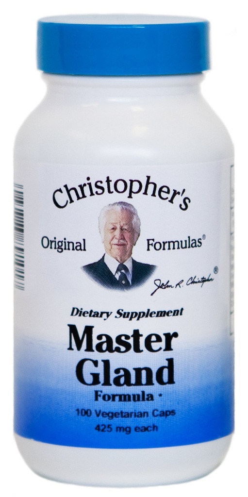 Christopher's Original Formulas Master Gland Formula, 375 mg, 100 Vegetarische Caps