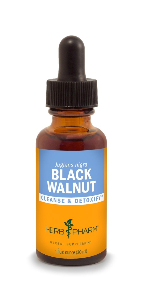 Kräuter Pharm Black Walnut Liquid Extract für Reinigung und Entgiftung - 1 Unze