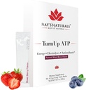 Hay's Naturals Turn Up ATP - 30 Pakete | Sugar-Free Energy Drink Mix, Pure ATP, B-Vitamine, Elektrolyte & Purenergy | 5g Carb | Muskel Erholung | Gemischte Beeren Geschmack