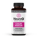 NeuroQ Calm Focus Kapseln - Stress-Relief-Ergänzung - Unterstützt Psychische Funktion & Entspannung - Sensoril Ashwagandha, Magnesium, GABA, L-Theanin, Andean Cocoa & Kava Kava - 60 Kapseln