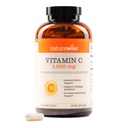 NatureWise Vitamin C 1000mg Kapseln - extra Stärke Vegan Vitamin C für täglichen Antioxidantien & Immununterstützung - Non-GMO, USA Hergestellt - 360 Kapseln[360-Day Supply]