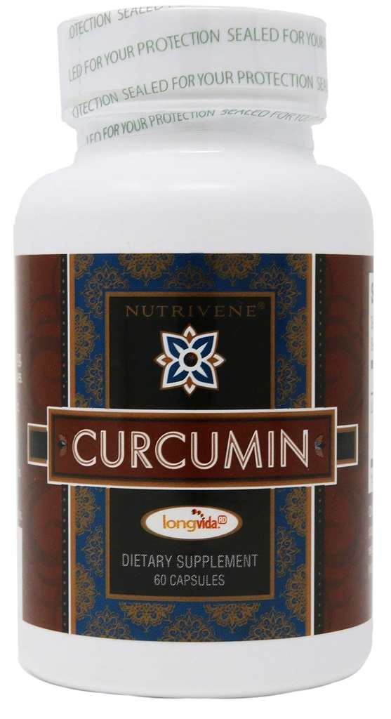 Curcumin, LongvidaTM von Nutrivene (500 mg, 60 Kapseln)