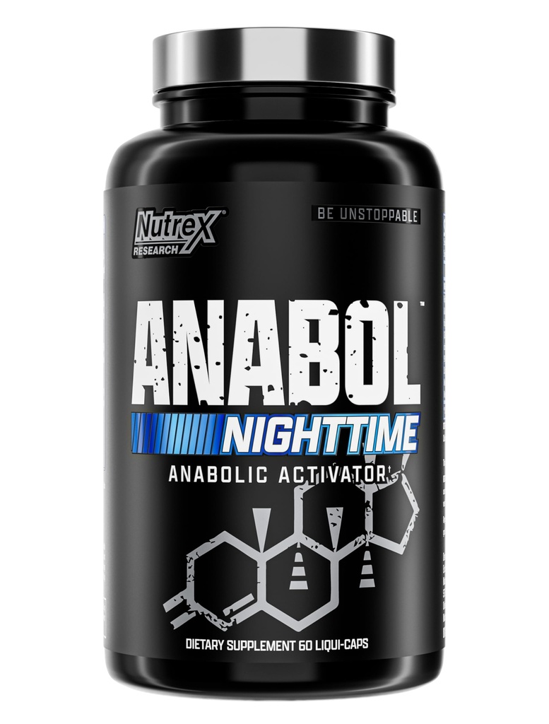 Anabol PM Nacht Muskelaufbau & Schlafhilfe | Anabolische Muskelaufbau Ergänzung | Klinisch Forschung RIPFACTOR, Epicatechin & More | Post Workout Muskel Erholung & Stärke – 60 Pillen