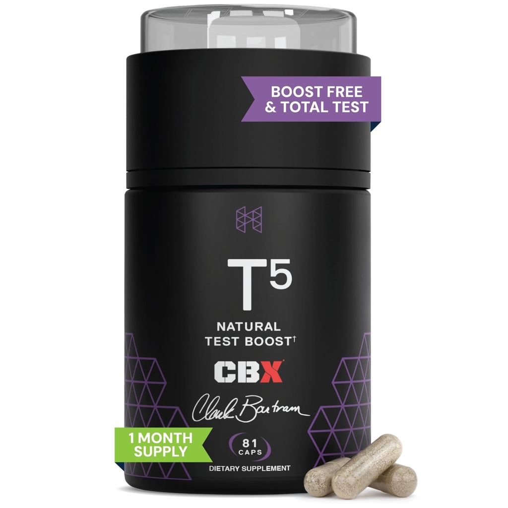 HPN T(5) Testosteron Optimierung Booster | Natürliche Testosteron Ergänzung mit Testofen | Erhöhen Endurance & Energie | Verbesserung der Fähigkeit, Muskel mit LJ100 | Vegan Friendly | 81 Kapseln zu bauen