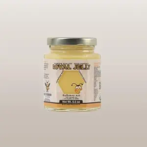 Royal Jelly Organic – Unfiltered Raw Royal Jelly Energy Supplement für Männer und Frauen – Immununterstützungsergänzung mit Retinol, Vitamin B, Biotin, Niacin, – 2x2.2 Lbs, Kunststoff Jar