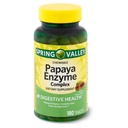 Spring Valley Spring - Valley Papaya Enzyme Complex Tablets - 180 Chewable Tablets Pack von 2 180 Count (Pack von 2)