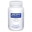 Pure Encapsulations Alpha Lipoic Acid 200 mg - 200mg ALA - Liver & Antioxidant Support* - für Nerve Health & Carb Metabolism - Vegan & Non-GMO Supplement - 120 Kapseln