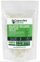 XPRS Nutra Delayed Veröffentlichung Größe 3 Leere Kapseln - 100 Count klar Leere Vegan Kapseln - Vegetarische Pillen DIY Gemüse Kapsel Füllung - Veggie Gel Kapseln für Do-It-Yourself Ergänzungen