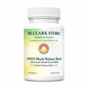 Dr Clark Green Black Walnut Blend - Freeze Dried Hull Nahrungsergänzung, Extra Strength Formula aus allen natürlichen Walnüssen, Unterstützt gesunde Darmumgebung, 360mg, 50 Gelatin Kapseln