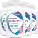 Liposomal Berberine Supplement 1500mg - Hohe Bioverfügbarkeit Berberine HCL Kapseln für Frauen und Männer, AMPK-Aktivator für Herz-Kreislauf-Gesundheit, Sugar-Free, Non-GMO,240 Softgels