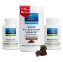 Equilife Dr. Cabral Detox, 7-tägiges Programm mit pflanzlichen Proteinen, Vitaminen, Aminosäuren, & Minerals, um Vollkörperbilanz, Meal Ersatzpulver, Vegan, Glutenfrei, Schokolade, 14 Portionen zu unterstützen