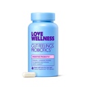 Liebe Wellness Gut Gefühle Probiotic | Gut Gesundheit für Frauen, Verdauungshilfe & Immununterstützung Ergänzung | Frauen Probiotic für Gas Relief | 3 Billion CFU | Safe Prebiotic und Postbiotic | 30 Count