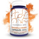 Nootropics Depot Rhodiola Rosea Kapseln | 500mg | 3% Rosavins | 120 Count | Adaptogen Herb | Ayurvedic Supplement