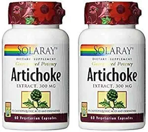 Solaray Artichoke Blatt Extrakt, 300mg, 60 Count (2 Pack)