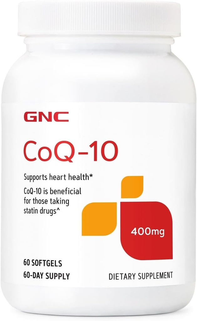GNC CoQ-10 400mg | Unterstützt Herzgesundheit | 60 Zähler