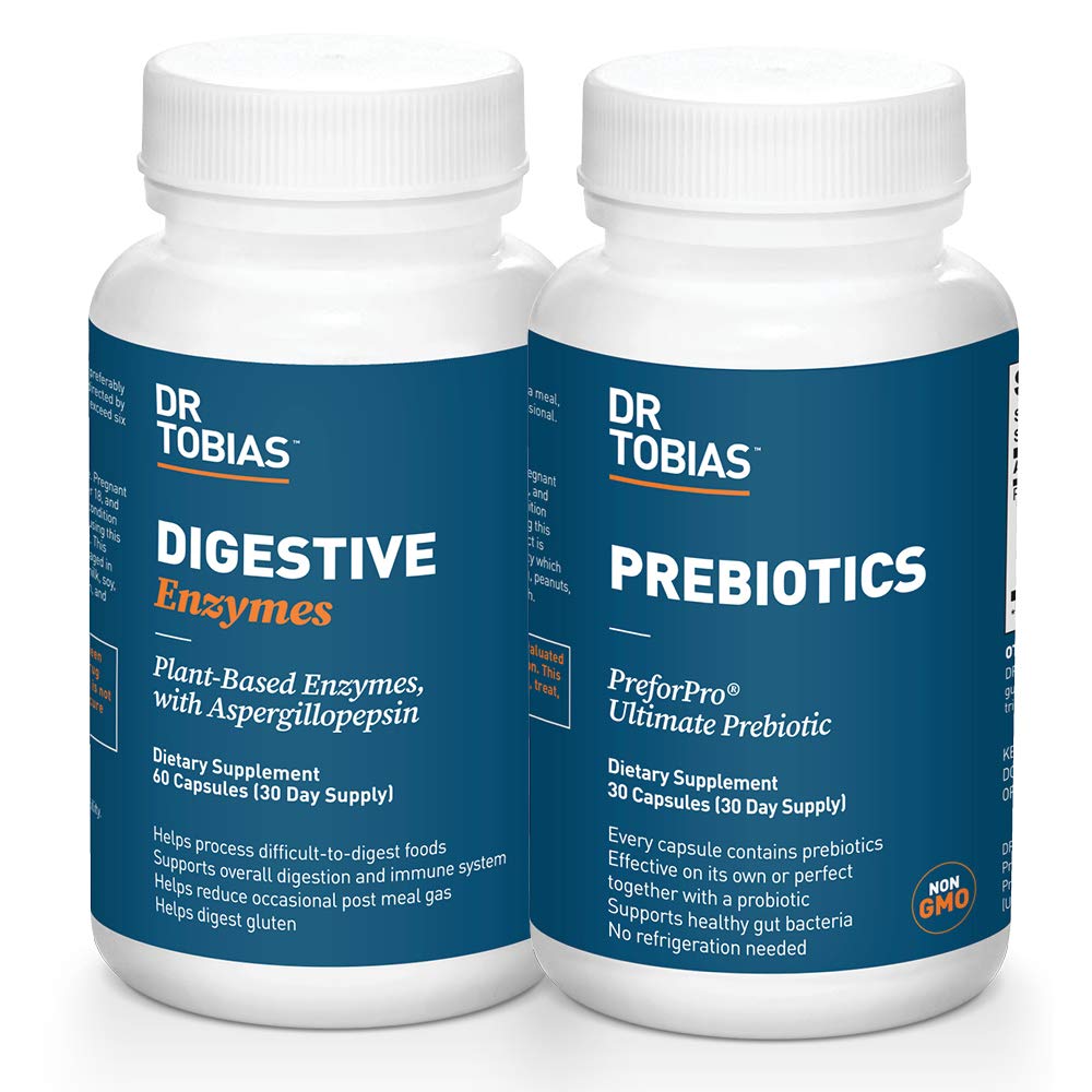 Dr. Tobias Prebiotics & Digestive Enzyme Bundle für Verdauungsgesundheit