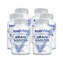 Brain Booster - Nootropic Ergänzung zur Verbesserung der kognitiven Funktion - 360 Vegan freundliche Kapseln - 6 Flaschen