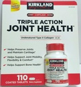 KIRKLAND Triple Action Joint Health Type II Collagen, Boron und HA - 110 Count