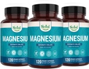 Nested Naturals Magnesium Glycinate Chelate | Magnesium Supplement für Muskelkrämpfe, Entspannung, & Schlaf-Unterstützung | 100% Chelat Albion TRACCS Gepuffertes Magnesium Glycinat 200mg | (3-Pack)