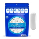 Capsuline Size 000 - Farbige weiße leere Gelatinekapseln - 1000 Count - leere Gel-Pille Kapseln - DIY Reine Bovine Pill Kapselfüllung - leere Kapseln - Koscher und Halal zertifiziert - Nicht-GVO zertifiziert