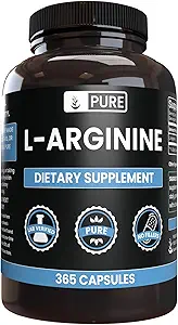 Pure Original Zutaten L-Arginin (730 Kapseln) keine Magnesium oder Reisfüller, Immer rein, Lab Verifiziert