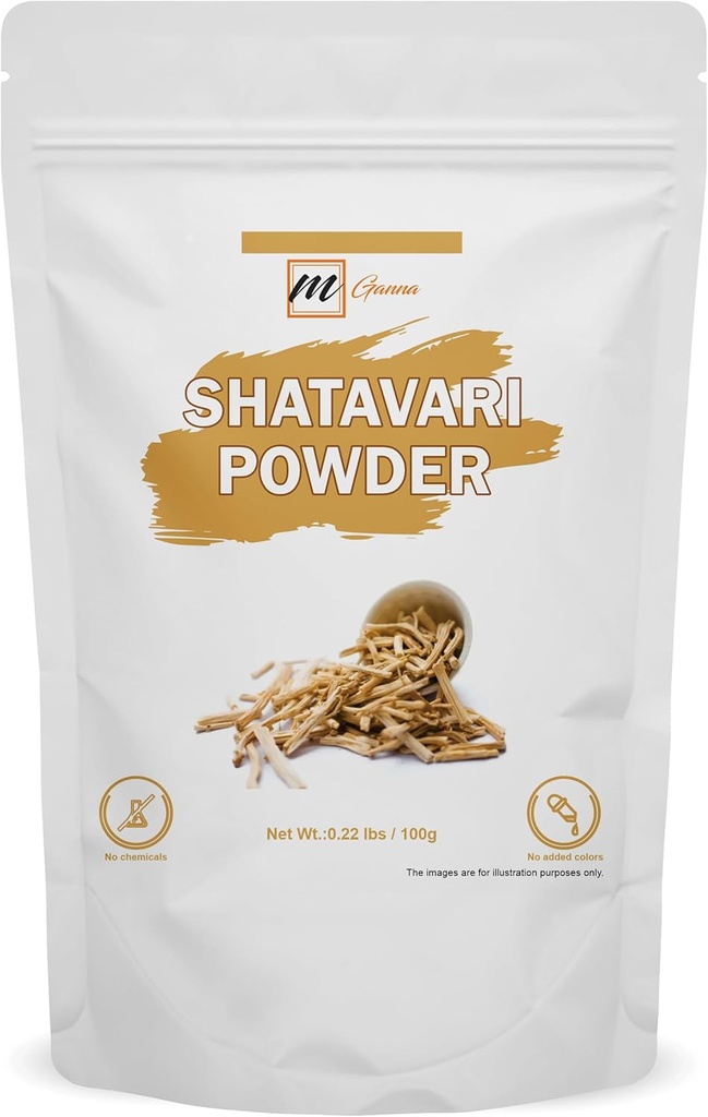 100% natürliches Shatavari/Asparagus Racemosus Pulver für Gesundheit und Hautpflege 0,22 LBS / 100 GMS