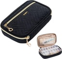 BAGSFY Pill Organizer Case 2 Mal pro Tag Wöchentliche Medizin Organizer Reise Pille Box mit abnehmbaren 7 Tage Medizin Fall Container für Fischöl, Vitamin, Ergänzung