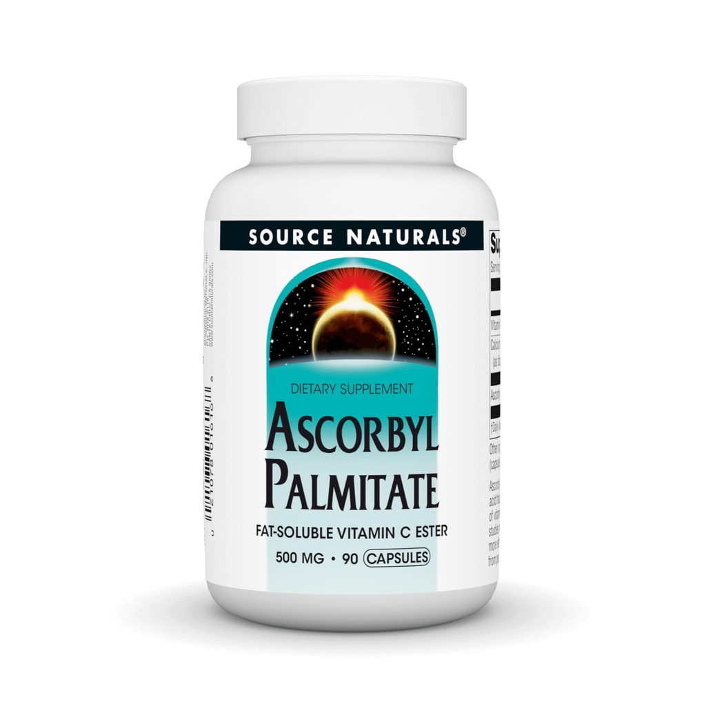 Source Naturals Ascorbyl Palmitate 500mg, 90 Capsules