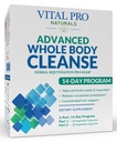 Vital Pro Naturals - Fortgeschrittene Ganzkörperreinigung mit Milchdistel, Magnesium, Cape Aloe, und Kräuter für kirchliche Beratung und gesunde Elimination, 2-Part 14 Day Kit, 56 Kapseln