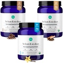 Ora Bio Protein Pulver Vanille, Schokolade & Vanille Chai Bundle: 21g Pflanzenbasis, Vanille, Vanille Chai, 20 Servierungen + 22g Pflanzenbasis, Schokolade, 20 Servierungen