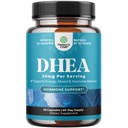 DHEA-Ergänzung für Frauen & Männer - Pure DHEA 50mg für Hormone Balance, verbessert Moodstabilität, Gehirnfunktion, Immunsystem, Energie & Fertilität - Dehydroepiandrosterone Kapseln für Erwachsene - 60 Ct