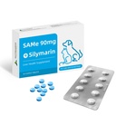 Gleich 90 für Hunde & Katzen – Liver Support Supplement mit Milchdistel – Hilft mit Joint Health, Liver Detox und Mobilität – Ideal für Katzen und kleine & Medium Hunde