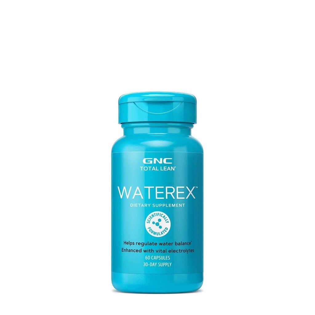 GNC Total Lean Waterex, hilft, Wasserbilanz zu regulieren, Enhanced with Vital Electrolytes, 60 Kapseln