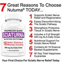 Sciatic Nerve Relief-Ergänzung mit 450 mg Alpha Lipoic Acid - 18 in 1 Super-Formel für Lower Back, Hip, Lumbar, Oberschenkel, Bein, Fuß - Best Natural Sciatic Nerve Relief Unterstützung - 90 Kapseln