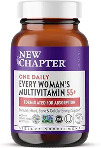 Neues Kapitel Frauen Multivitamin 50 Plus für Zelluläre Energie, Herz und Immununterstützung mit 20+ Nährstoffen + Astaxanthin - Jede Frau ist eine tägliche 55+, Gentle on The Stomach, 96 Count