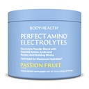 BodyHealth PerfectAmino Elektrolyte Pulver Kein Zucker, Hydration Fasten Keto Zero Zucker Elektrolyte Getränk Mischung mit Trace Minerals - Passionsfrucht - 60 Portionen