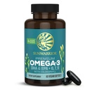 Sunwarrior Vegan Omega 3 DHA & EPA Ergänzung Algal Öl Bevorzugte Alternative zu Fischöl unterstützt Brain Eye Joint & Heart Health (60 Count)