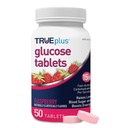 TRUEplus® Glucose Tabletten, Himbeer Geschmack - 50ct