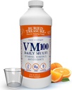 Buried Treasure VM100 Daily Multi - 32 Portionen, Flüssige Vitamine Mineralische Ergänzung mit Dose Cup