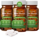 Bio Swiss Beta Glucan Immunität Power - 1,3D-1,6D Glucan mit Vitamin D - Immununterstützungsergänzung für verbesserte Verteidigung und Wellness - Vegan, Glutenfrei (180 Kapseln)