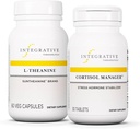 Integrative Therapie Bundle mit Cortisol Manager, 30 Tabletten & L-Theanine, 60 Kapseln - Cortisol Manager für Stressunterstützung mit Ashwagandha* - L-Theanine zur Unterstützung eines entspannten Staates*