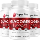(3 Pack) Super Flow Glycogen - SuperFlow Glycogen Support Capsules, Super Flow, Glycogen Support Super Flow, Official Abendmahl Glycogen Support, Super Flow Glyco Optimizer, 90 Kapseln für 3 Monate