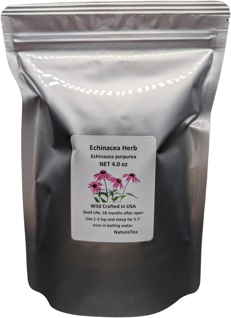 Echinacea Kräuter - Echinacea purpurea Blatt C/S 100% aus Natur (4 oz)