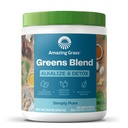 Erstaunliche GrasgrÃ1⁄4nen Mischung Alkalize & Detox: Smoothie Mix, Reinigen mit Super Greens & Beet Root Powder, Verdauungsenzyme, Prebiotics & Probiotics, 30 Portionen (Packaging May Vary)