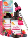 Zahler - Kidophilus Liquid Drops Probiotics for Kids (4 Fl Oz) Zertifizierte Kosher Kids Probiotic für gesunde Verdauung & Immununterstützung - Frucht-Punch Flavored Kinder Probiotic Drops Supplement