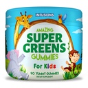 Infusionen Super Green Gummis für Kinder 90 Count Superfood Booster Weich und lecker 8 Leistungsstarke Mischungen Vegan Freundliche Gluten Free & Non-GMO