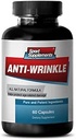 Resveratrol Ergänzungen - Anti-Wrinkle Pillen - Verhindert vorzeitige Alterung von Zellen, Anti-Aging-Ergänzung, Alpha-Liposäure, Collagen, Aloe Vera Gel, Hyaluronsäure, Kurkuma, 1 Flasche 60 Kapseln