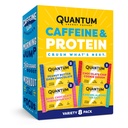 Quantum Energy Square: Energy Bar mit Koffein & 10g Protein. Köstliche gesünde Snack on The Go. (Vegan, Glutenfrei, Sojafrei, Dairyfrei) (Variety 8-Pack)